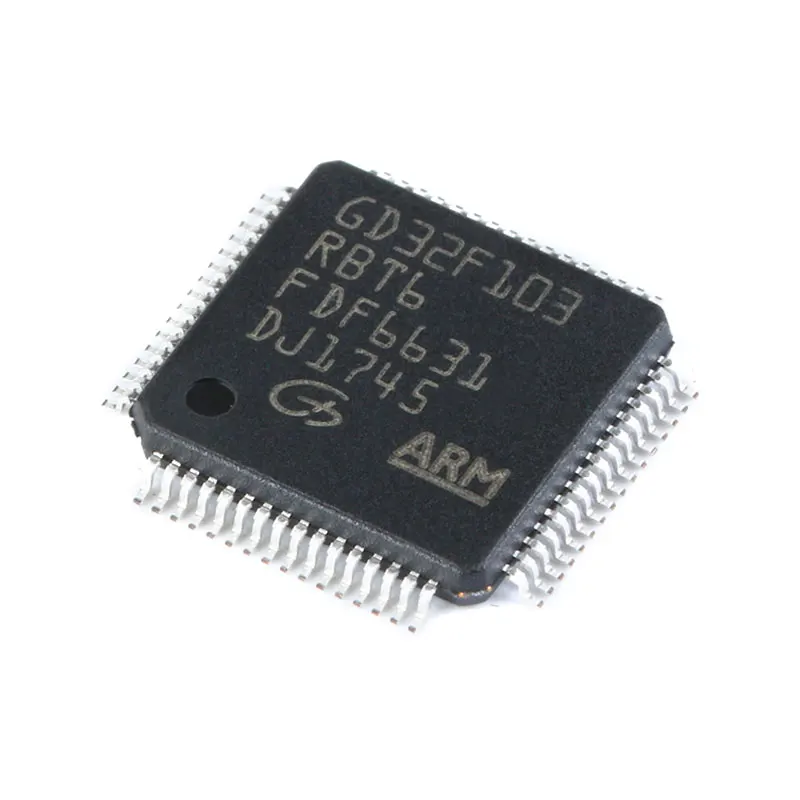 Оригинальный оригинальный патч GD32F103RBT6 LQFP-64 32-bit