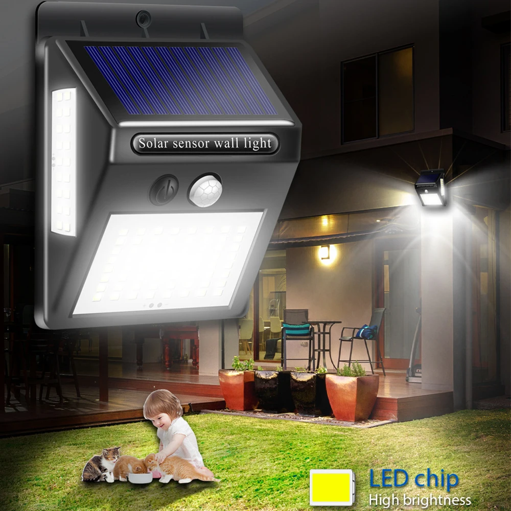 SUNYIMA 8PCS 40LED Солнечный свет Наружное освещение Водонепроницаемый садовый