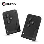 Бесплатная доставка, чехол KEYYOU для автомобильного ключа, чехол и вставка, лезвие для маленького ключа для Renault Clio Logan Megane 2 3 Scenic Laguna Espace Scenic