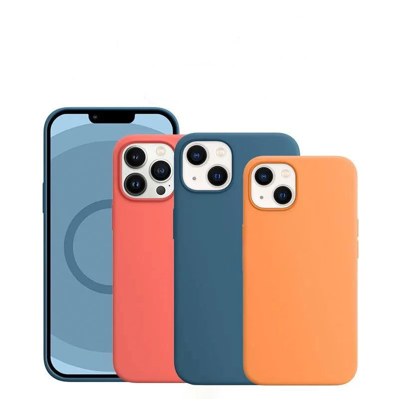 

Original Animation Magsafe Liquid Silicone Magnetic Case for iPhone 13 Pro Max 13 Mini Case Wireless Charging Drop Protect Cover