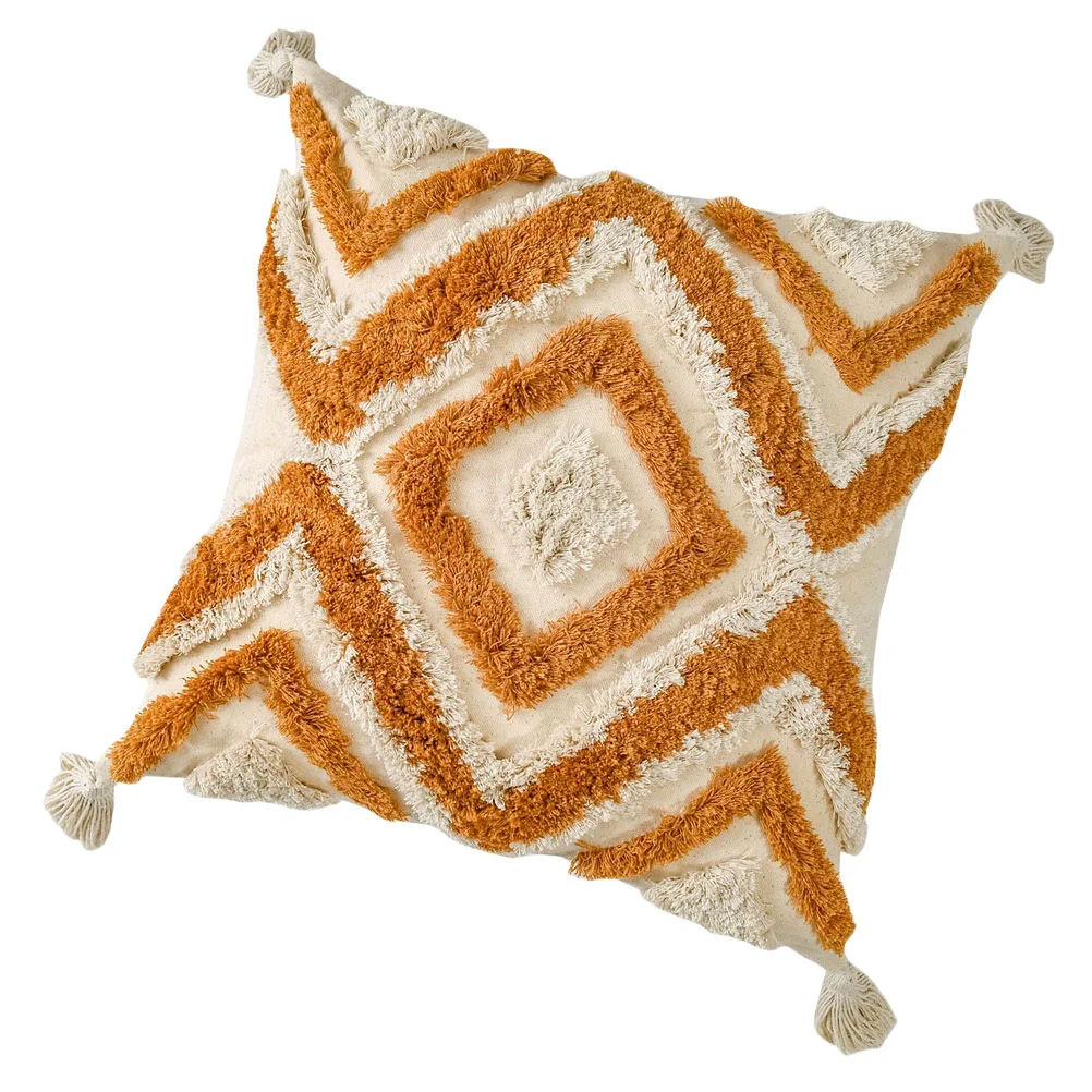 

Pillowcase Bedroom Colored Cushion Cover Home Simple Throw Macrame Outdoor Decor