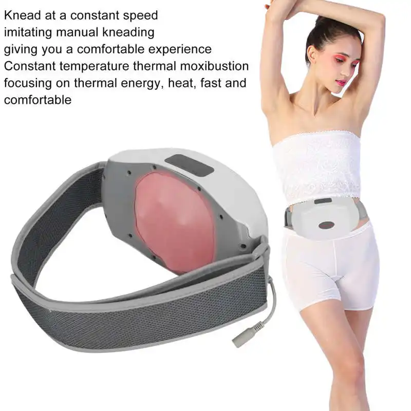 

USB Abdominal Massager Muscle Movement Good Health Abdomen Training Warm Palace Belt 100‑240V Abdominal Massage Products