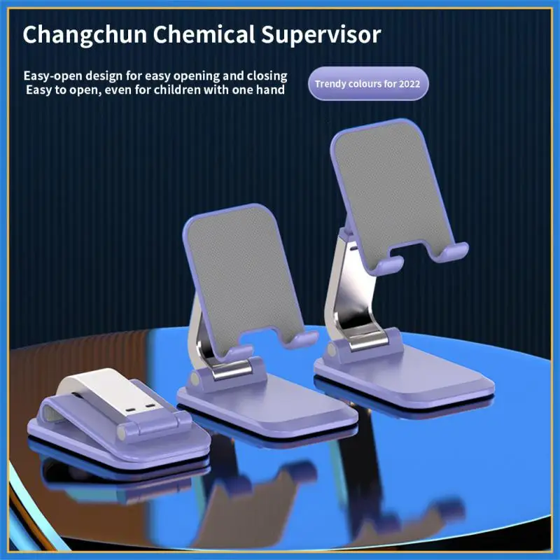 

Desk Bracket For Iphone 13 Max Ipad Xiaomi Portable Cell Phone Stand Multi-function Telescopic Mini Desktop Holder Foldable