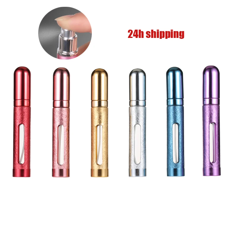 

12ML Mini Portable Perfume Bottle Atomizer Refillable Spray Travel Aluminum Cosmetic Refill Empty Scent Pump Makeup Tool New