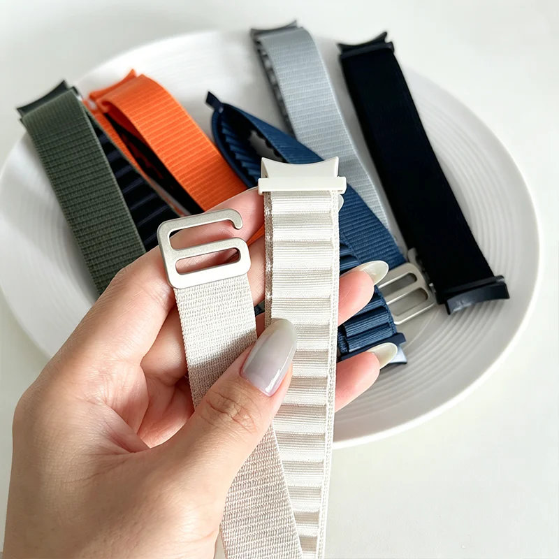 Спортивный ремешок Alpine Loop для Samsung Galaxy Watch 76544 мм, 40 мм, 5 Pro 45 мм, нейлоновый браслет, ремешок для Galaxy Watch 6 Classic 4347 мм (art.: 3920db9f86835) - 3920db9f86835