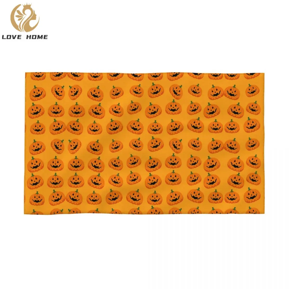 

Полотенце с рисунком тыквы на Хэллоуин, быстросохнущие супер мягкие хлопковые полотенца для бассейна