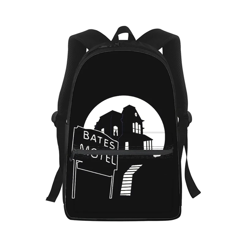 Bates Motel Men Women Backpack 3D Print Fashion Student School Bag Laptop Backpack Kids Travel Shoulder Bag