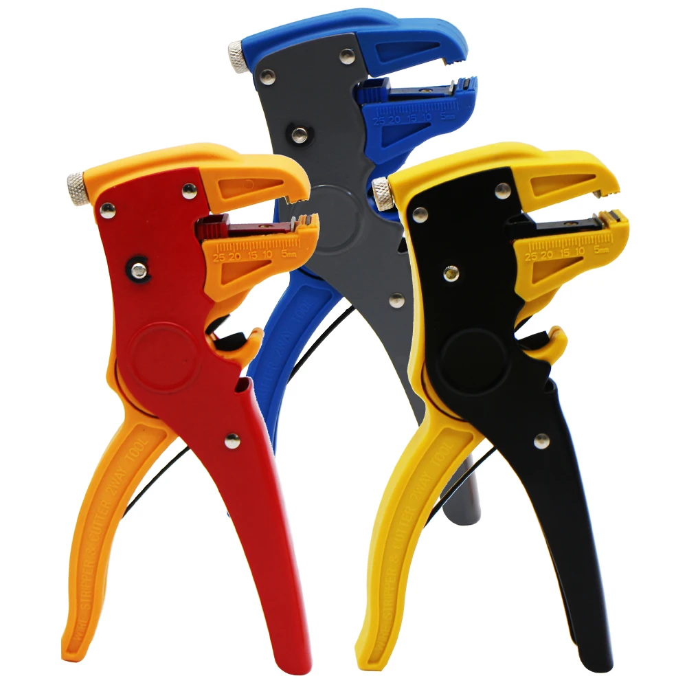 Многофункциональный автоматический инструмент для снятия изоляции, резки и закрытия проводов и кабелей "Утиный клюв" для профессиональных электриков.