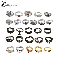 anime open ring for men jewelry metal set rings fashion jewelry trendy finger ring women accessories gift for frineds
