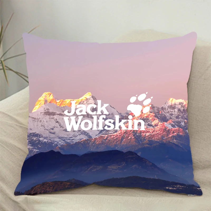 Квадратный Чехол Для Подушки Jack Wolfskin - Брендовая Домашняя Декоративная Подушка