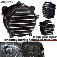air filter intake cleaner for harley touring softail evo dyna fxr twin cam 13 17 motorcycle air filter turbine black fence cover