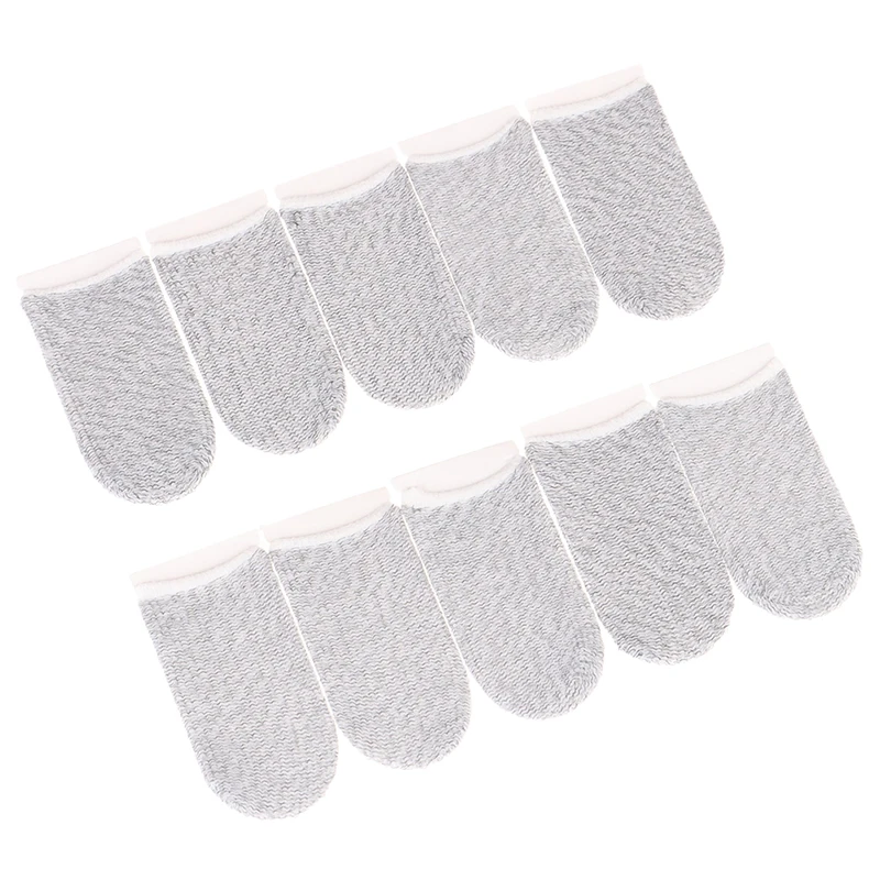 10Pcs Mobile Game Sweat-proof Fingers Gloves Touch Screen Thumbs Finger Sleeve images - 6