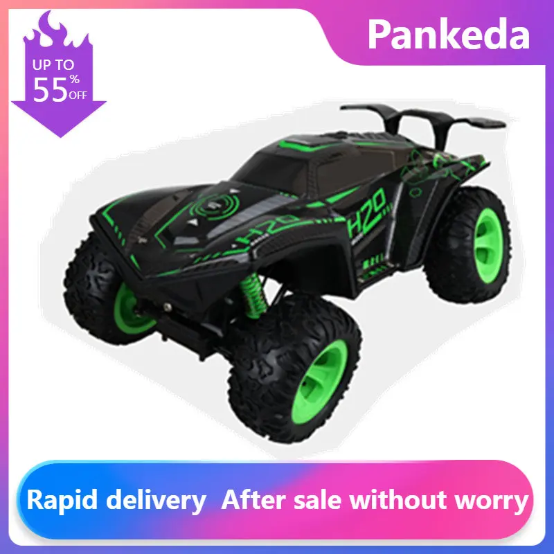 

1:12 4WD Rock Crawler Mist Spray RC Car Smoke Exhaust Remote Control Toys For Boys Machine On Radio Control 4x4 Drive gift