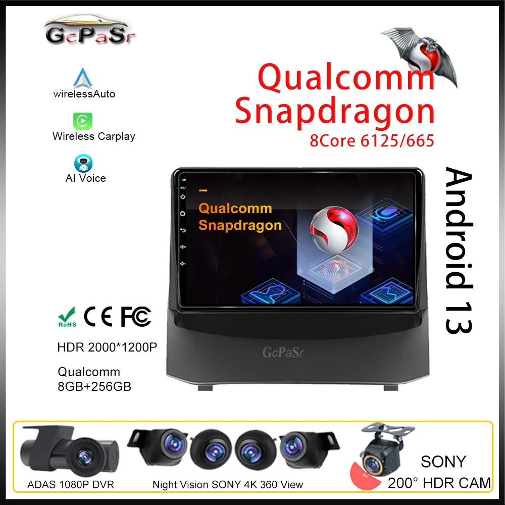 

Автомобильный проигрыватель Qualcomm для Ford Fiesta Mk 6 2008 - 2019 Android 13, радио, мультимедиа, видеонаблюдение, Carplay Auto No 2din DVD 5G BT