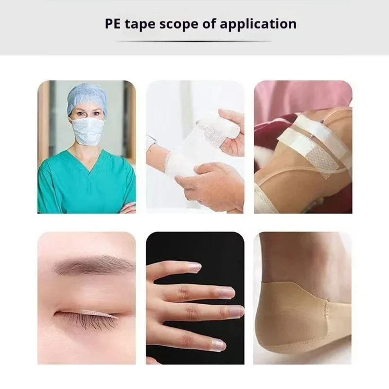 10 шт. дышащая сетка прозрачная лента изогнутые лечебные пластыри медицинские