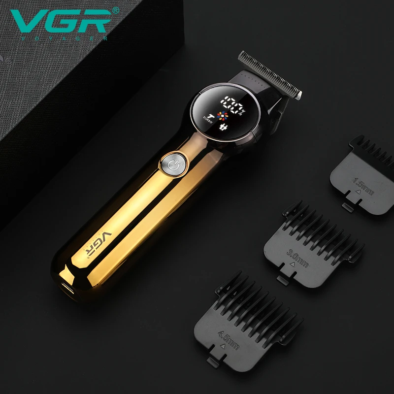 

VGR V-989 New Design Barber Cordless Rechargeable Professional Hair Trimmer for Men Non-customs Fee Products Turkey Wmark Ng 130