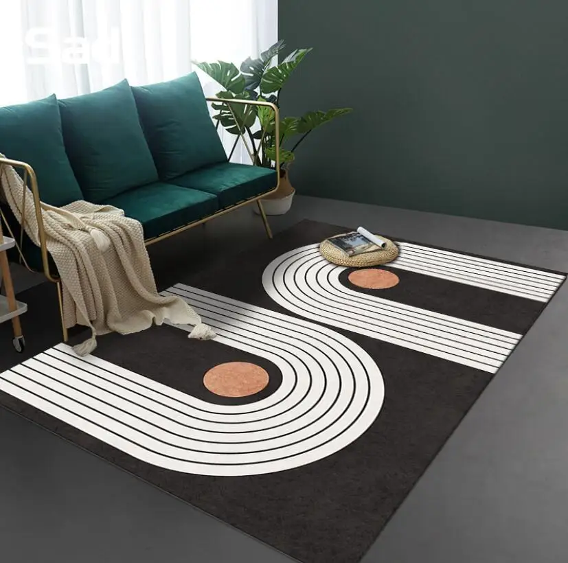 

Роскошный прикроватный напольный коврик для гостиной с мягким диваном для спальни, прикроватный коврик, дверной коврик, коврик для входной ...