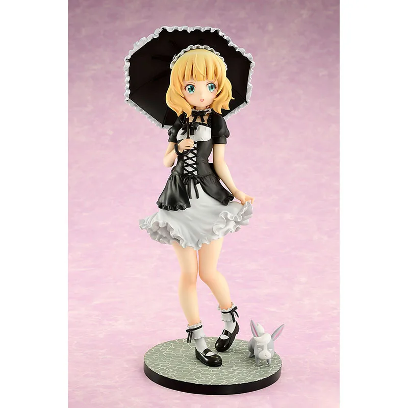 Фото [В наличии] Оригинальный 1/7 Bell Fine Is The Order A Rabbit Kirima Syaro Lolita 20 см, ПВХ экшн-фигурка из аниме, Игрушечная модель, кукла в подарок №2