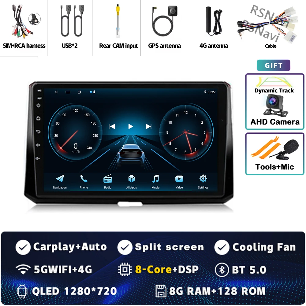 

Android 15 для Toyota Corolla 12 Cross 2019-2022 2K QLED Android автомобильный радиоприемник мультимедийный видеоплеер GPS стерео CarPlay головное устройство