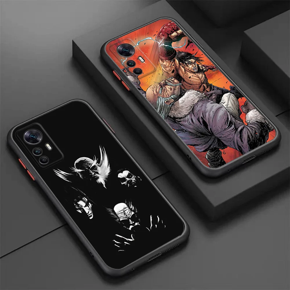 Чехол для телефона Xiaomi Redmi 9T Note 10 9 8 8t 9s 7 10s Pro 9a 9c 10a 10c 10t Note9 4G 5G TEKKEN Power Matte Translucent Cover