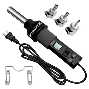 Цифровой тепловой пистолет с ЖК-дисплеем, 220 В, пистолет горячего воздуха, паяльная станция для распайки, регулируемая плата IC SMD BGA SAIKE LCD