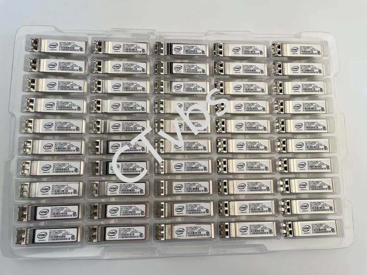 INTEL E10GSFPSR FTLX8571D3BCV-IT SFP+SR 10G/1G E65689-001 0Y3KJN for X710X520 Optical Transceiver Module