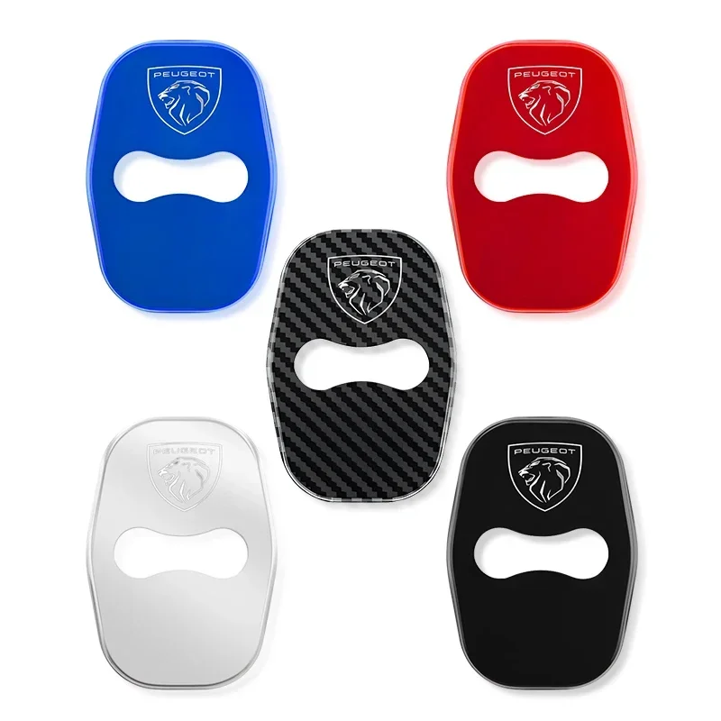 4 шт. модные автомобильные чехлы из нержавеющей стали защитный чехол для дверного