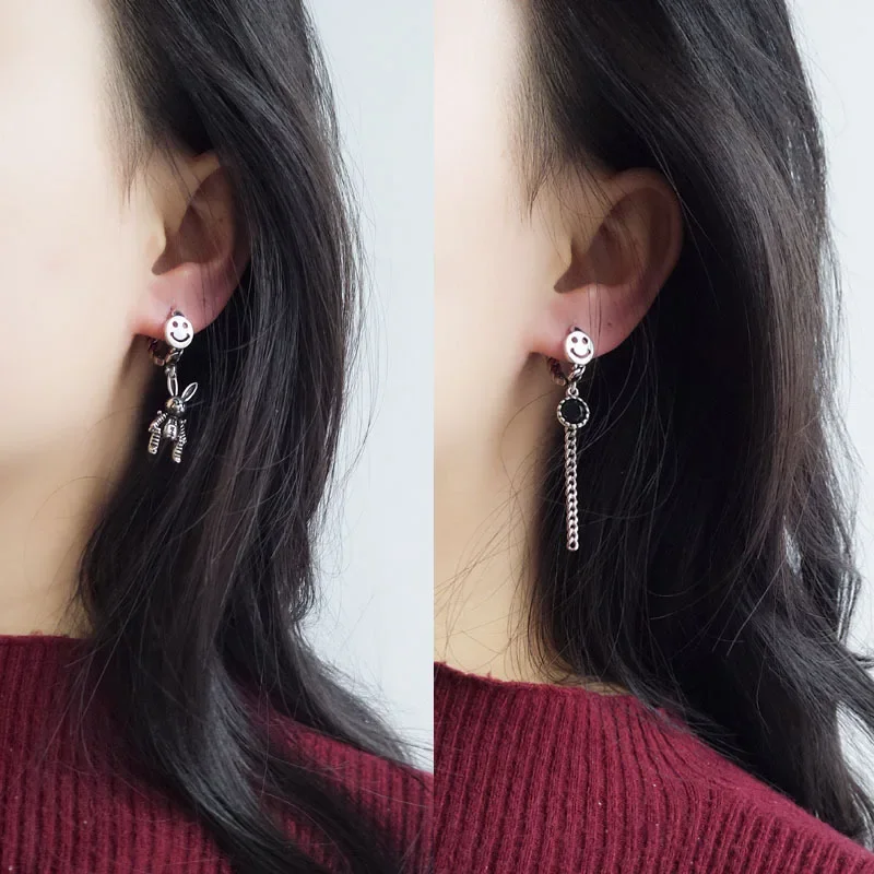 Многослойная одежда в стиле ретро кольца из серебра 925 пробы с кроликом и