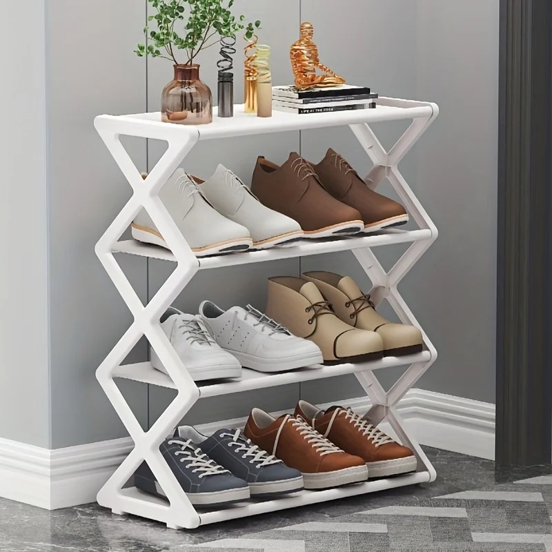 

Простая многослойная стойка для обуви-прочный пыленепроницаемый шкаф для хранения обуви