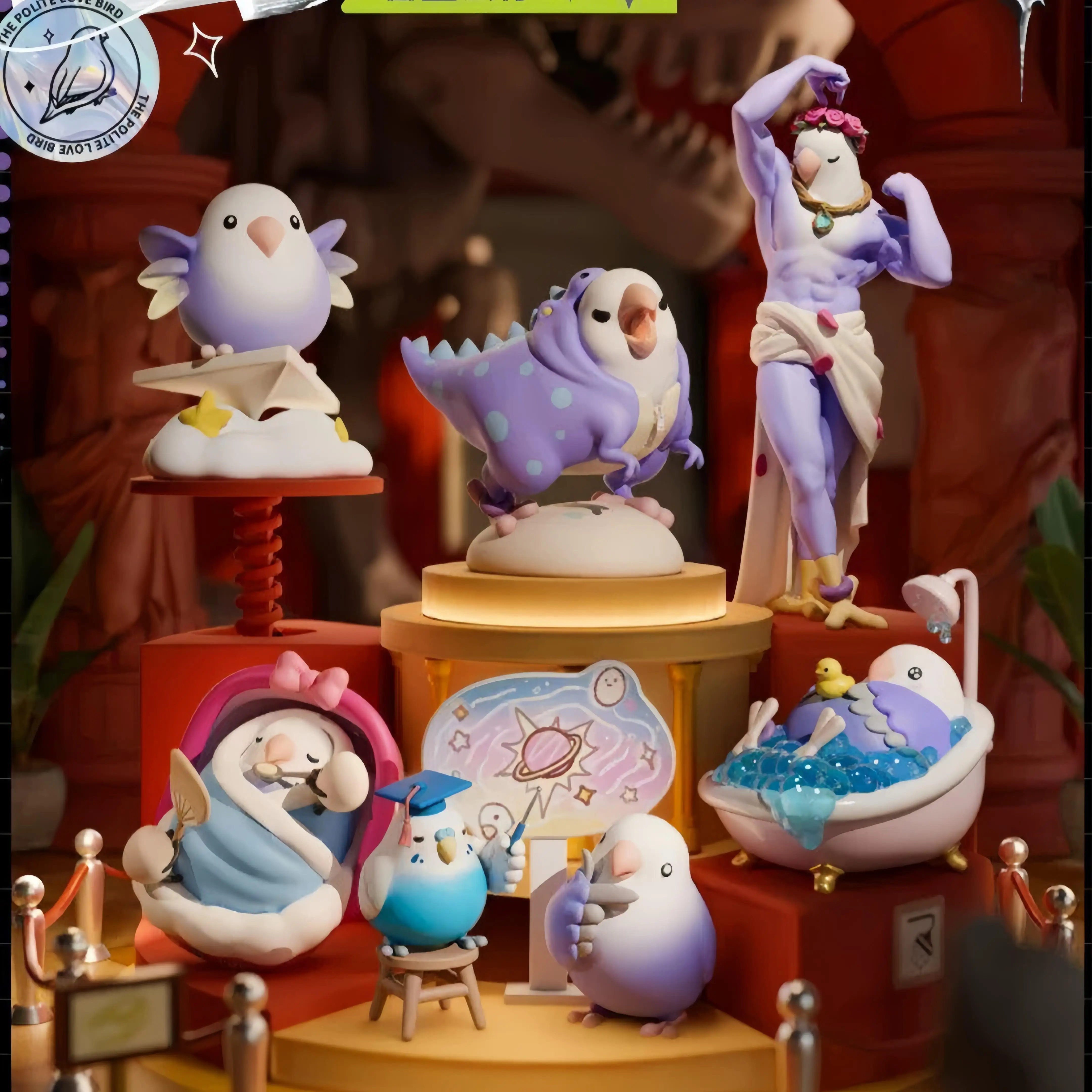 Фото Фигурки Little Bird Taro Balls Vol.4 Birdie's Thoughts Fragrant Series Blind Box: Серия «Дружелюбная птичка» (настраиваемые) №2