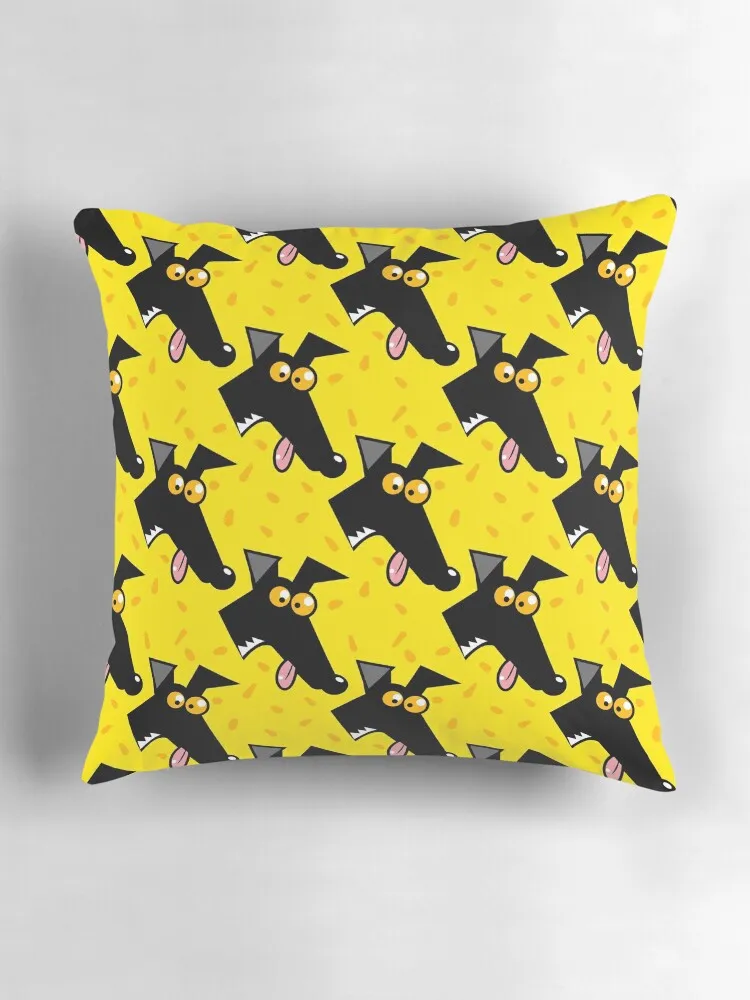 Бесшовная подушка: желтая декоративная подушка чехол для дивана Рождественская