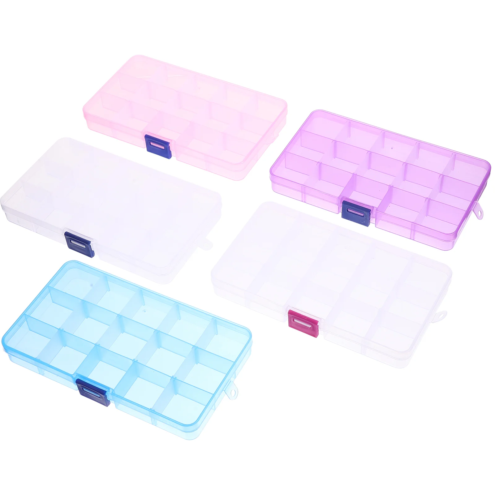 

Box Bead Case Nail Compartment Items Manicure Storage Compartmentspencil Containersmall Diamonds Stud Earring Organizer Jewelry