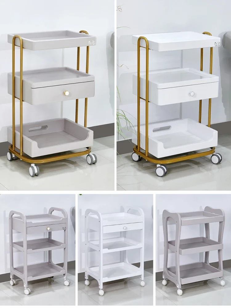 Вращающаяся тележка для салона красоты маникюрная хранения татуировок