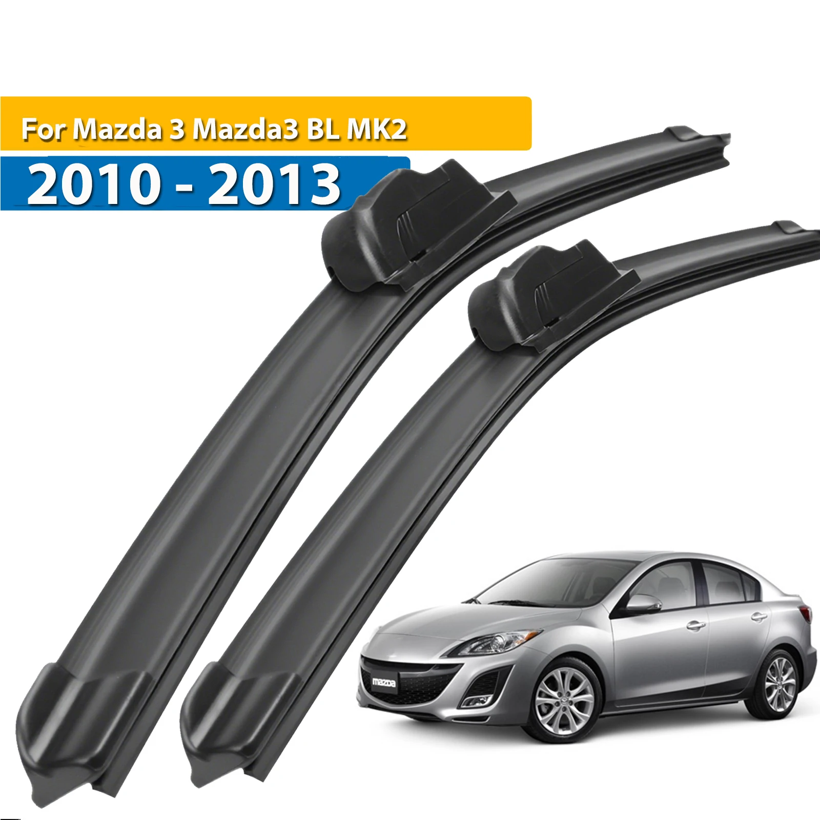 

Щетки стеклоочистителя Erick's для Mazda 3 Mazda3 BL Мазда 3 MK2 2010-2013, 24 дюйма + 19 дюймов