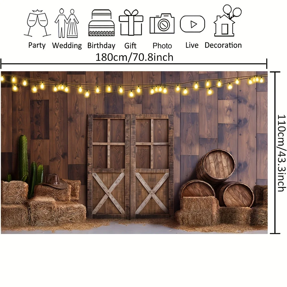 Западный Ковбойский Тематический Портретный Фотофон Винтажные Аксессуары Для