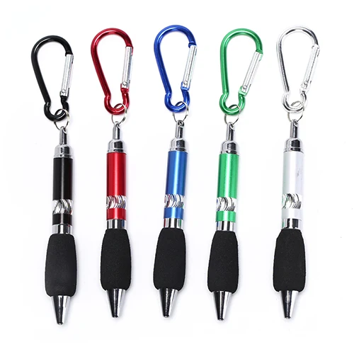 

1pc 0.7mm golf pen recording Score with Carabiner length 16CM random color
