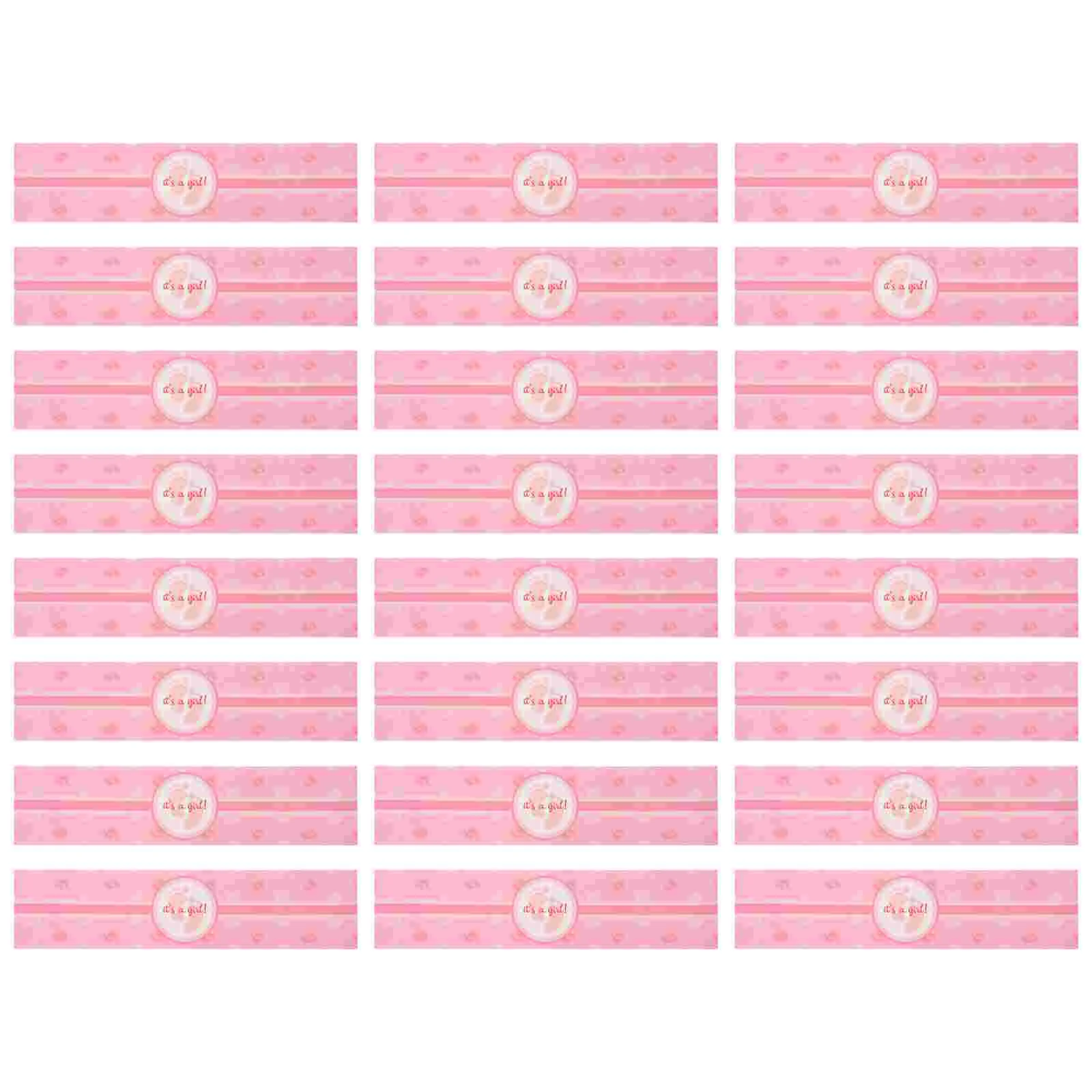 

24pcs Labelss Baby Decor Decorations Party Favors