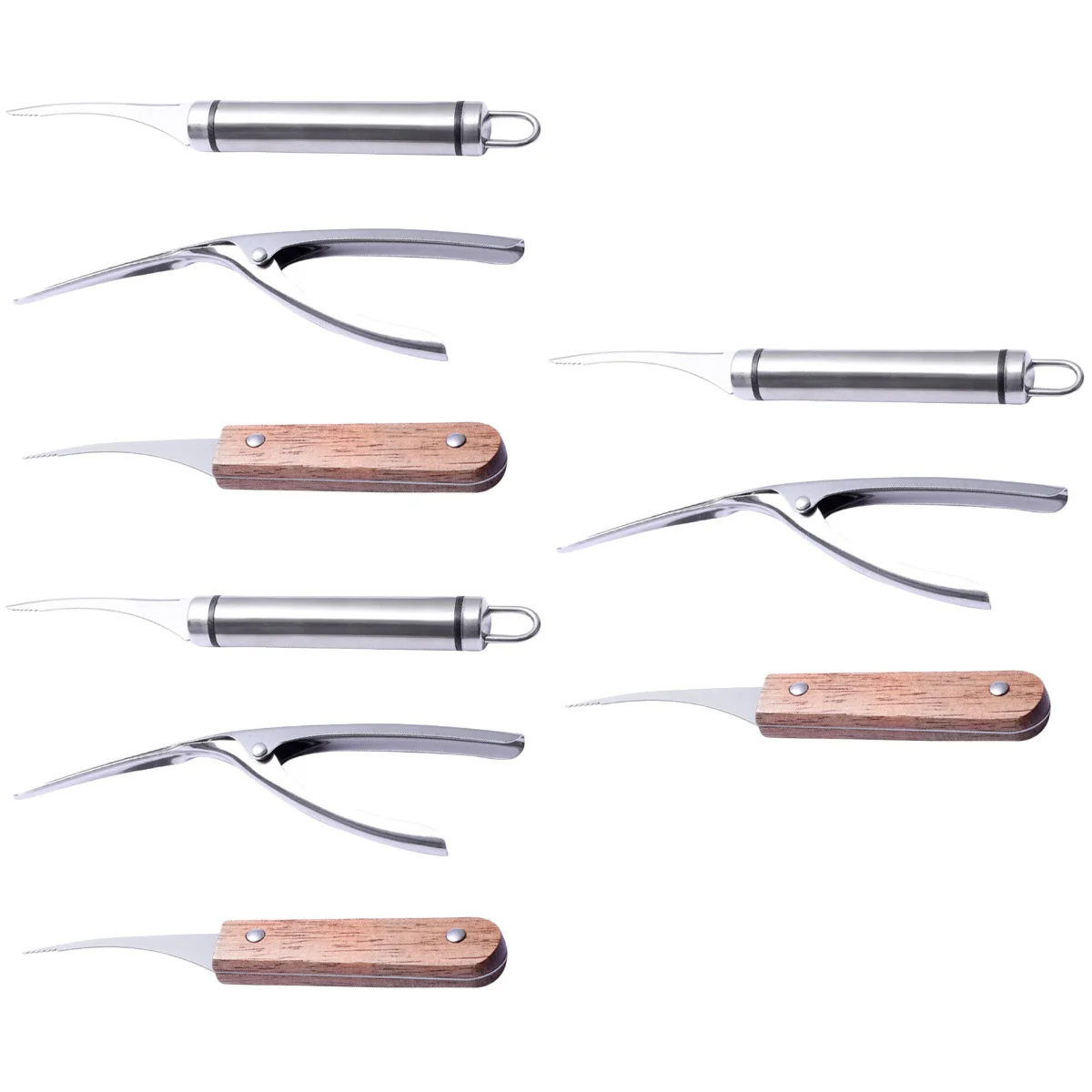 

9 Stainless Steel Shrimp Peelers Practical Shrimp Removers