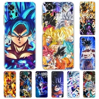 Soft Clear Case For Xiaomi Redmi Note Pro 10S K40 Silicone Phone Cover Dragon Ball Anime TPU Fundas