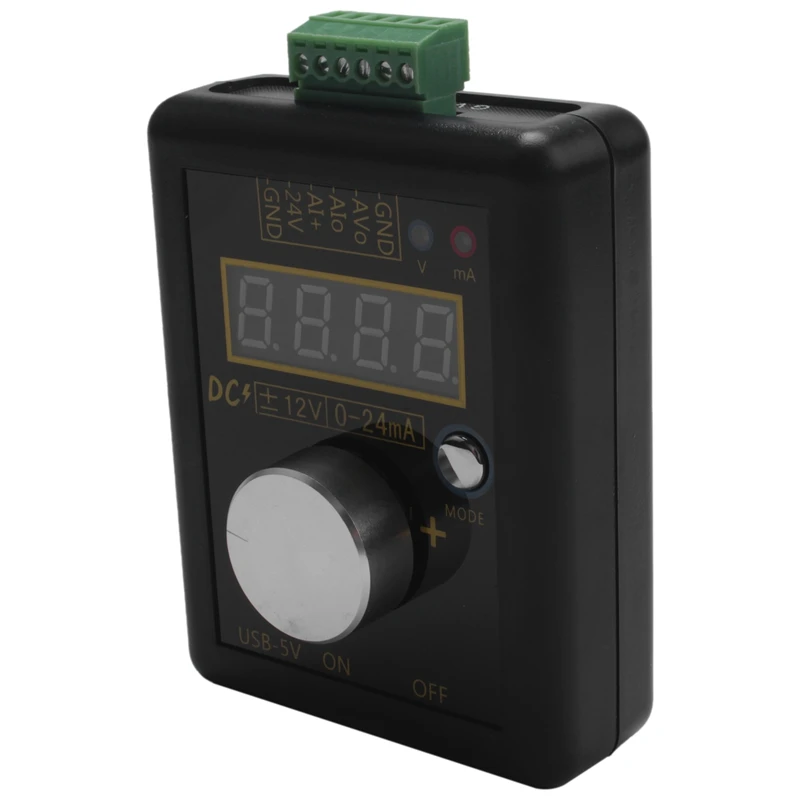 

Ручной Аналоговый генератор сигналов напряжения и тока ± 12 В, 0-24 мА с перезаряжаемой батареей симулятор калибратор