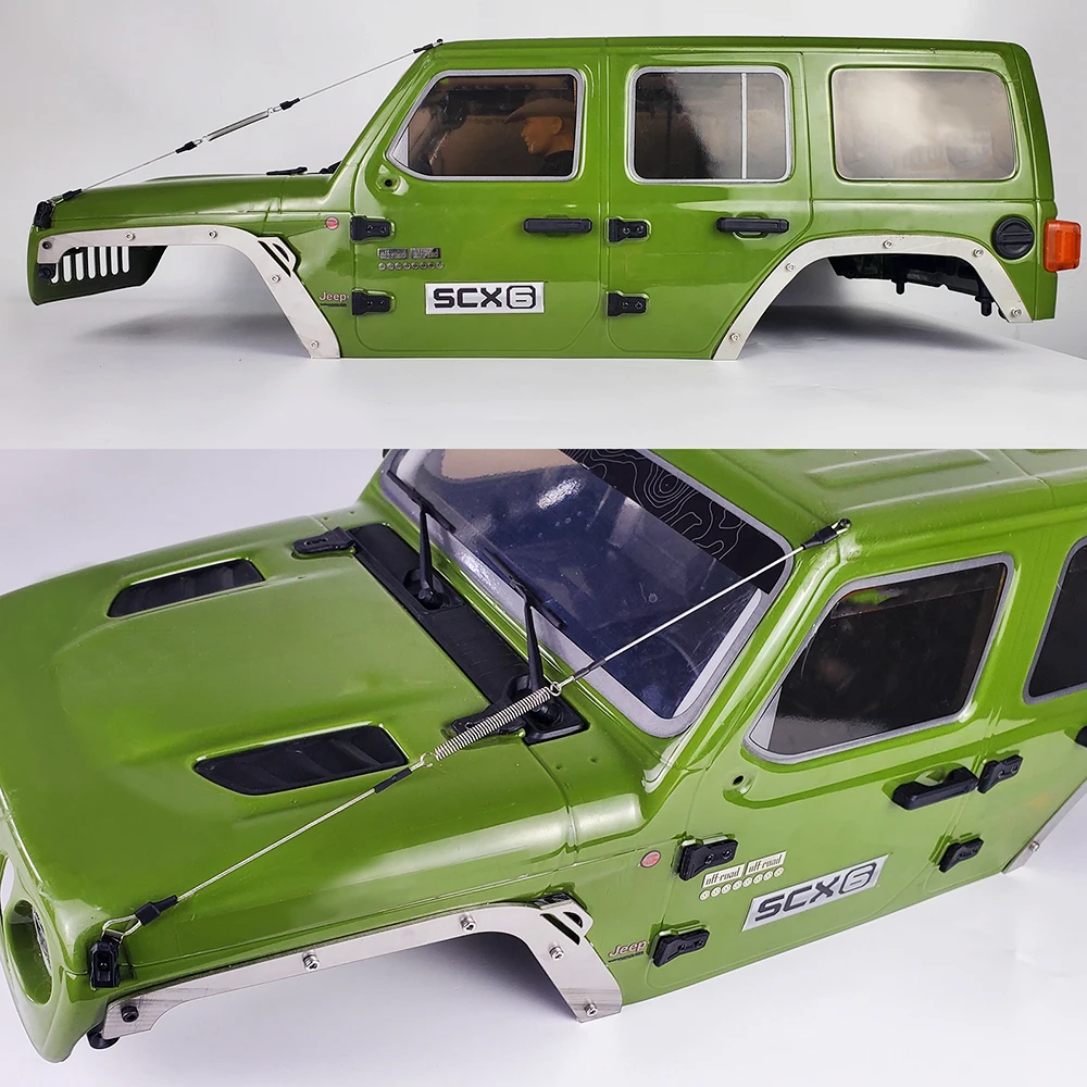 Набор стальных веревок YEAHRUN для Axial SCX6 AXI05000 Wrangler AXI05001 Trail Honcho 1/6 RC Гусеничный
