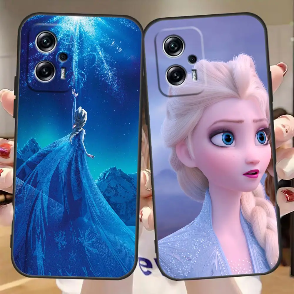 

Frozen Elsa And Anna Cover Case Funda Coque For Redmi Note 11 11S 11E 11T 7 8 12 8T 9 9S 9T 10 10S Pro Plus 4G 5G Carcasa Case