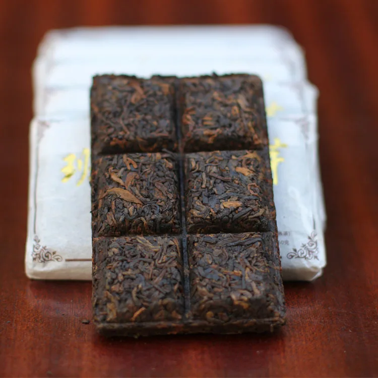 2012 Yr Puer Tea Chinese Yunnan Old Ripe Pu-erh China Tea Health Care Pu-er Tea Brick For Weight Lose Tea Droshipping Tea Pot