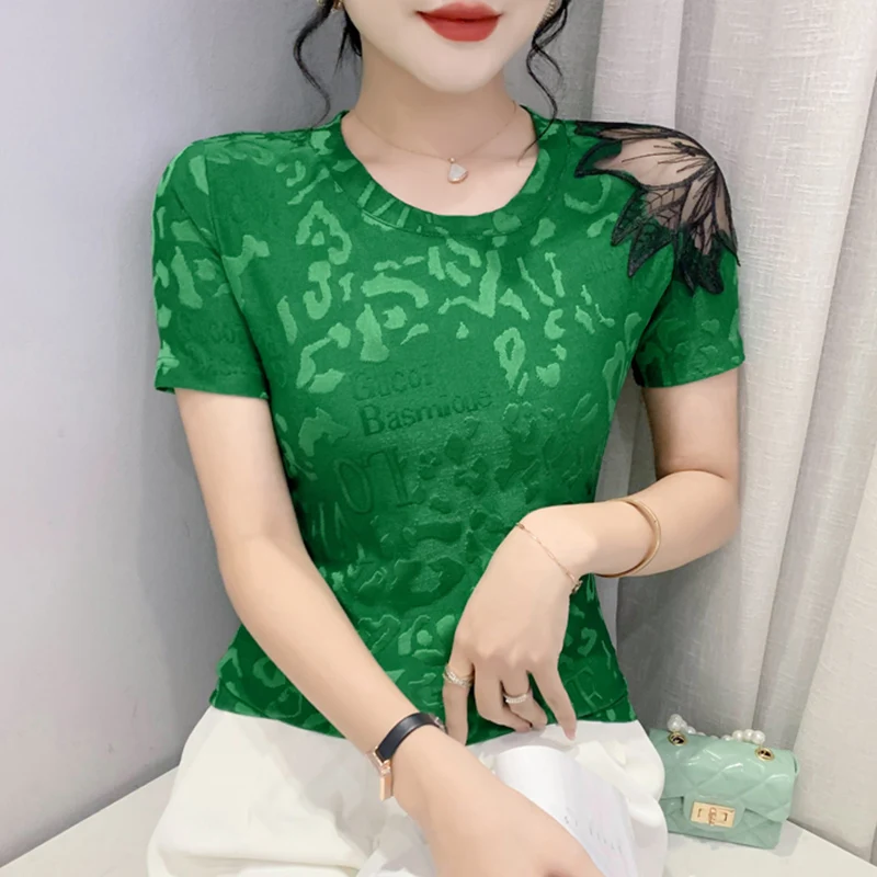 Новинка 2022 летняя женская футболка с коротким рукавом модные повседневные топы