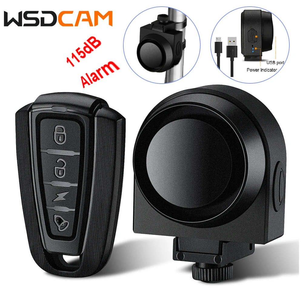 Сигнализация для велосипеда и мотоцикла беспроводная Противоугонная