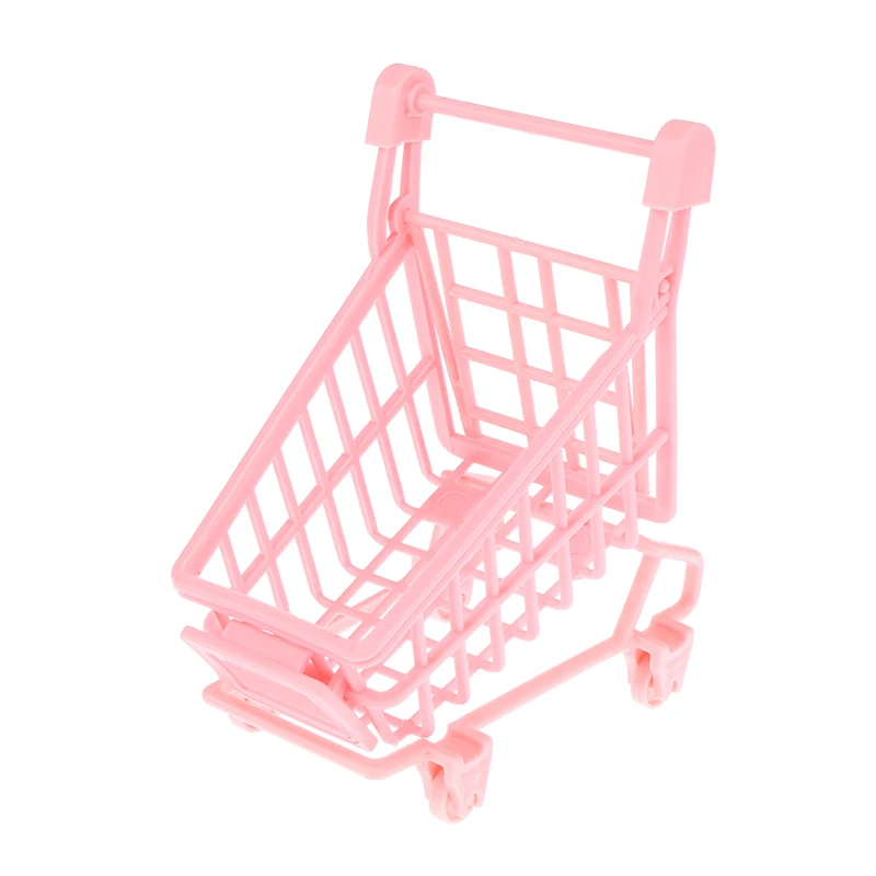 

1Pc 1:12 Dollhouse Miniture Shopping Cart Classic Toys Trolleys for Dolls Kids Girls Birthday Gift Cake Decoration Accessories