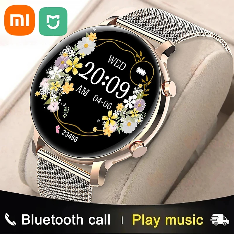 

Xiaomi Mijia New Smart Watch ECG+PPG Bluetooth Talk Smartwatch Business Stainless Steel Strap Health Monitoring Exercise Mode