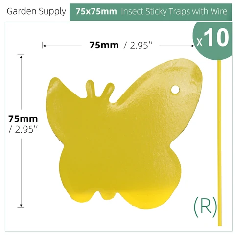 Липкие ловушки для насекомых 10 шт.