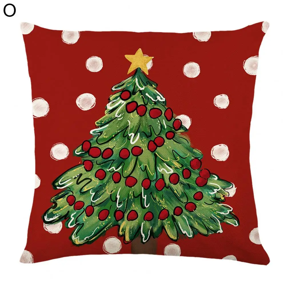 

Decorative Square Shape Throw Pillow Cushion Cover Christmas Decor Housewarming Gift
