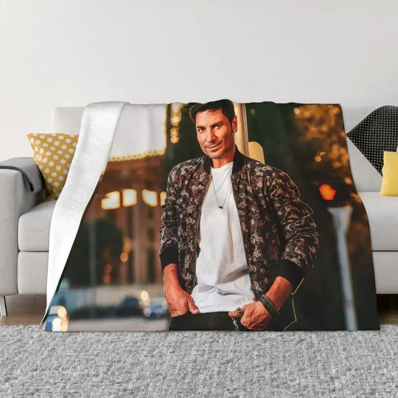 

Chayanne Throw Blanket Ultra-Soft Fleece Warm Flannel Puerto Rican Latin Pop Singer Actor Blankets for Bed Home Couch Bedspreads